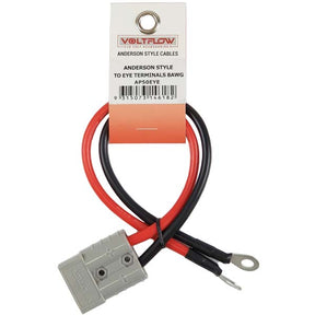 Anderson Style Connector 50AMP To Eye Terminals (8AWG) - Voltflow