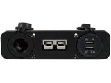 Anderson Style Plug 50AMP + Cig Socket + Dual Usb With Flush Mount - Voltflow