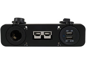 Anderson Style Plug 50AMP + Cig Socket + Dual Usb With Flush Mount - Voltflow