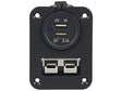 Anderson Style Plug 50AMP + Dual USB With Flush Mount - Voltflow | Universal Auto Spares