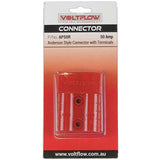 Anderson Style Connector With Terminal Heavy Duty Stainless Steel Spring Clips - Voltflow