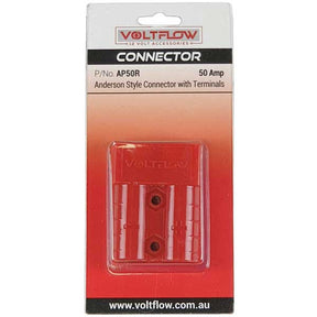 Anderson Style Connector With Terminal Heavy Duty Stainless Steel Spring Clips - Voltflow