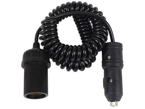 12v Accessory Plug And Socket With 3 Metre Coil Extension - Voltflow
