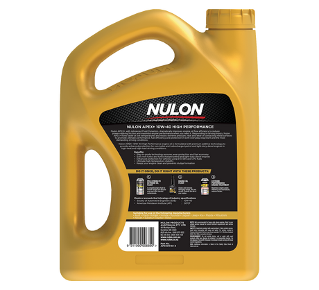 APEX+ 10W-40 High Performance - Nulon | Universal Auto Spares