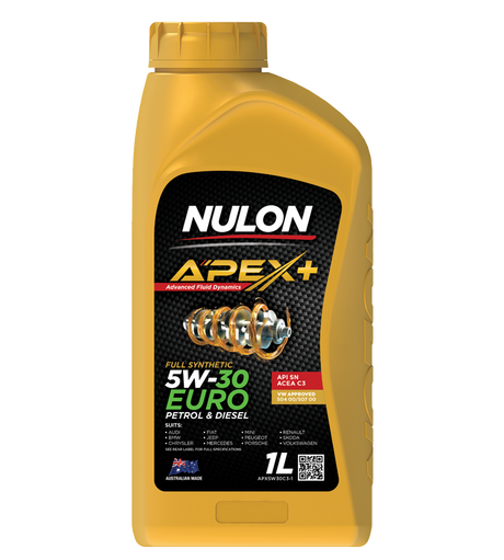 APEX+ 5W-30 EURO - Nulon | Universal Auto Spares