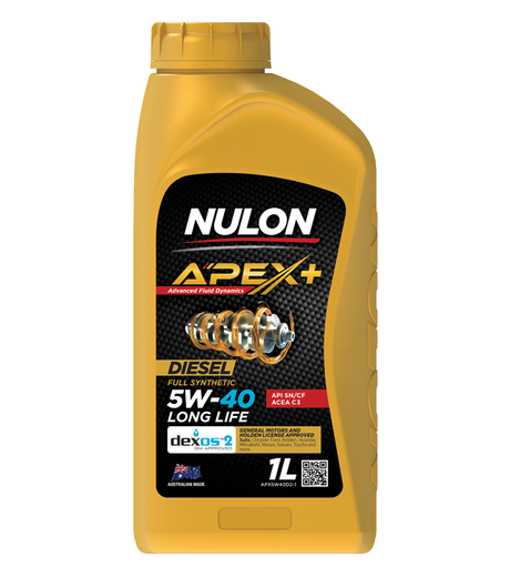 APEX+ 5W-40 Long Life - Nulon | Universal Auto Spares