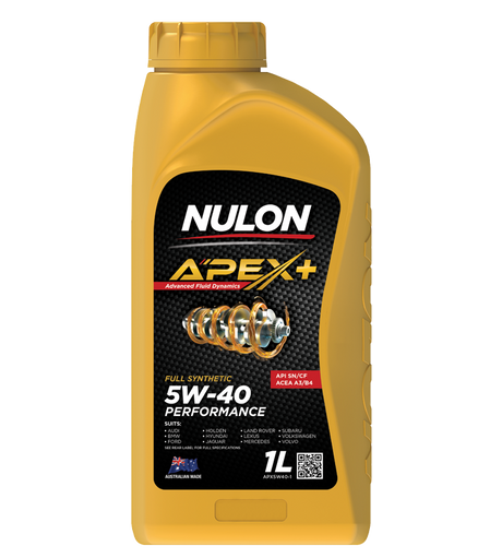 APEX+ 5W-40 Performance - Nulon | Universal Auto Spares