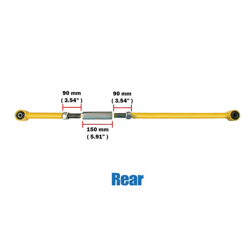 Front Rear Adjustable Panhard Rod Kit Fit For Nissan Patrol GQ Y60 GU1 Y61 2-6" Lift APRB-NS001 - Machter