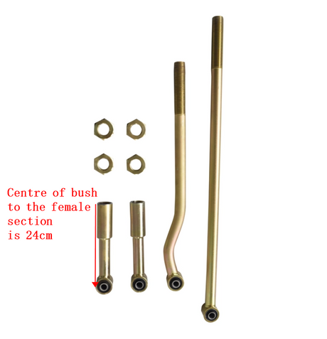 Panhard Rods Fit ForToyota Landcruiser 80 105 Series Adjustable Front & Rear - Machter