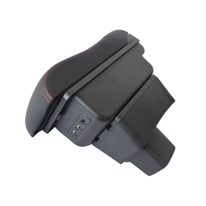 Dual Layer Armrest Box Fit For Suzuki Swift 2005-2021 Center Central Storage Console ARMBOX-SZ001RD - Machter