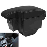 Black Armrest Box Fit For MG ZS 2017-2024 Central Consoles Box Arm Rest 3 USB Ports ARMLID-MG001 - Machter