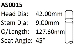 Dai DL Int Valve AS0015 - Austral | Universal Auto Spares