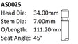 Dai ED10 ED20 Int Valve AS0025 - Austral | Universal Auto Spares