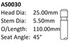 Dai EF EL 12V Int Valve AS0030 - Austral | Universal Auto Spares
