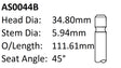 Dge 2.0LFI Int Valve AS0044B - Austral | Universal Auto Spares