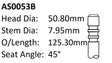 Chrysler Ezb 5.7L Int Valve 125.3mm O/L AS0053B - Austral | Universal Auto Spares
