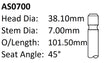 Daewoo G15MF Int Valve AS0700 - Austral | Universal Auto Spares