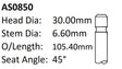 Honda A20A D15B4/7 D16A Int Valve AS0850 - Austral | Universal Auto Spares