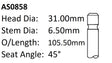 Honda B18C2 B20B Int Valve AS0858 - Austral | Universal Auto Spares