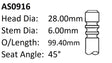 Ford Fyj Fiesta Int Valve AS0916 - Austral | Universal Auto Spares