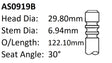 Ford Ranger P5AT Int Valve AS0919B - Austral | Universal Auto Spares