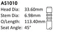Alfa Romeo AR323.10 Int Valve AS1010 - Austral | Universal Auto Spares