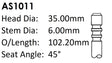 Alfa Romeo 939A5 Int Valve AS1011 - Austral | Universal Auto Spares