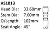 Alfa Romeo 324.01 324.05 Int Valve AS1013 - Austral | Universal Auto Spares