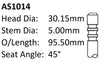 Fiat 312A2 Int Valve AS1014 - Austral | Universal Auto Spares
