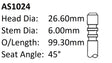 Volkswagen Cayb Cayc Int Valve AS1024 - Austral | Universal Auto Spares