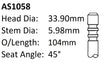 Volkswagen Bvy Int Valve AS1058 - Austral | Universal Auto Spares