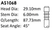 Volkswagen Bkd 2.0LTDI Int Valve AS1068 - Austral | Universal Auto Spares