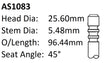 Citroen DV6TED4 Int Valve AS1083 - Austral | Universal Auto Spares