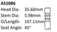 Citroen Peugeot Int Valve AS1086 - Austral | Universal Auto Spares