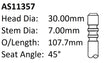BMW 320I 520I DOHC 24V Int Valve AS11357 - Austral | Universal Auto Spares
