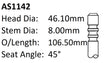 BMW 528I 633I Int Valve AS1142 - Austral | Universal Auto Spares
