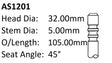 BMW N20B20 Int Valve AS1201 - Austral | Universal Auto Spares