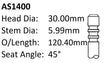 Fiat F1AE0481 Int Valve AS1400 - Austral | Universal Auto Spares