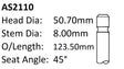 Holden 5.7L GEN3 Int Valve AS2110 - Austral | Universal Auto Spares