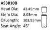 Ford 4.0 V6 Int Valve AS3010B - Austral | Universal Auto Spares