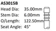 Ford 4.0L 24V 35mm Int Valve AS3015B - Austral | Universal Auto Spares