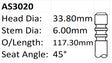 Ford 5.4L V8 SOHC Int Valve AS3020 - Austral | Universal Auto Spares