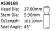 Holden 3.6L Alloytec Int Valve AS3816B - Austral | Universal Auto Spares