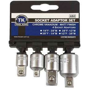 Socket Adaptor Set 4 Piece - Tool King