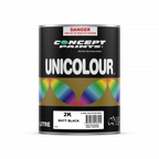 Automotive Refinish 2K Matt Black 1L/4L - Concept Paints 1L