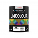 2K Matt Black 1L/4L Automotive Refinish - Concept Paints | Universal Auto Spares