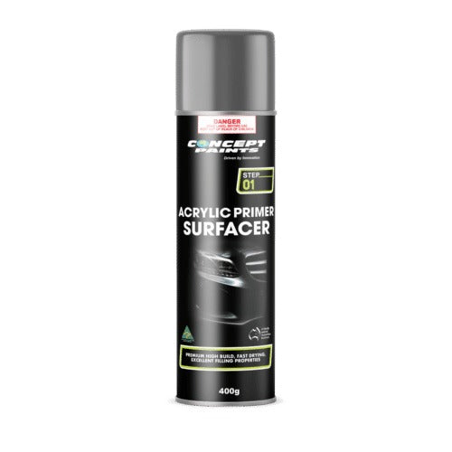 Acrylic Primer Surfacer Aerosol 400g - Concept Paints