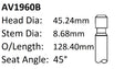 Ford 302W 1.781 Int Valve AV1960B - Austral | Universal Auto Spares