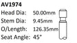 Chrysler 265 360 Int Valve AV1974 - Austral | Universal Auto Spares