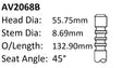 Ford 351C 4V 2.190M/G Int Valve AV2068B - Austral | Universal Auto Spares